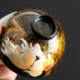 The Imperial Current | Hand-Painted Goldfish Lacquerware Master Cup