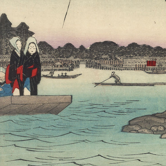 Oumayagashi by Hiroshige