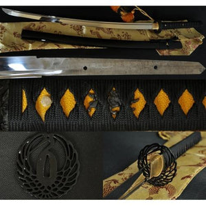 1095 High Carbon Blade Crane Tsuba Takeda Shingen